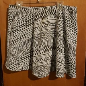 Aztec skater skirt